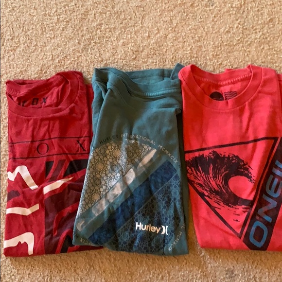 Hurley Other - 3 gently used men’s small T-shirts